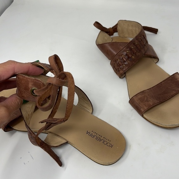 8. KOOLABURRA leather Alexa Wrap Sandal 8 - Picture 9 of 9